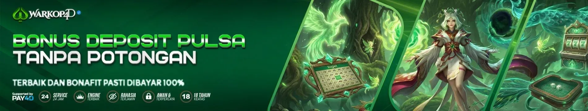 DEPOSIT PULSA TANPA POTONGAN